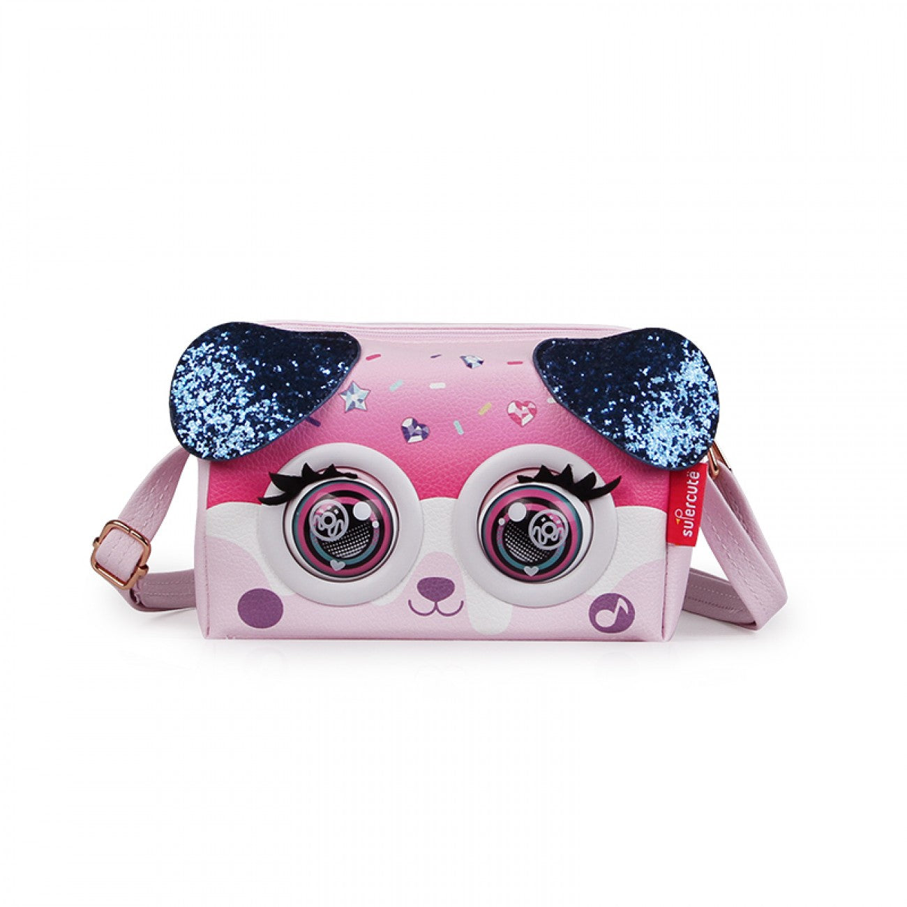 Supercute Talking Elf Interactive Messenger Bag Toy for Kids – Music, Sleep & Voice Modes | 6 Variants – Unicorn, Rabbit, Panda, Leopard, Black Cat & Fawn | Gift Box Packed | 3+ Years