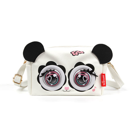 Supercute Talking Elf Interactive Messenger Bag Toy for Kids – Music, Sleep & Voice Modes | 6 Variants – Unicorn, Rabbit, Panda, Leopard, Black Cat & Fawn | Gift Box Packed | 3+ Years