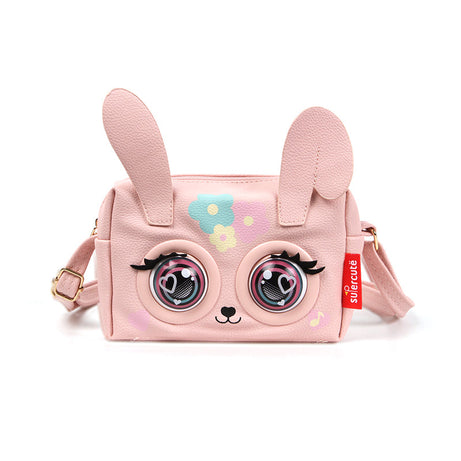 Supercute Talking Elf Interactive Messenger Bag Toy for Kids – Music, Sleep & Voice Modes | 6 Variants – Unicorn, Rabbit, Panda, Leopard, Black Cat & Fawn | Gift Box Packed | 3+ Years