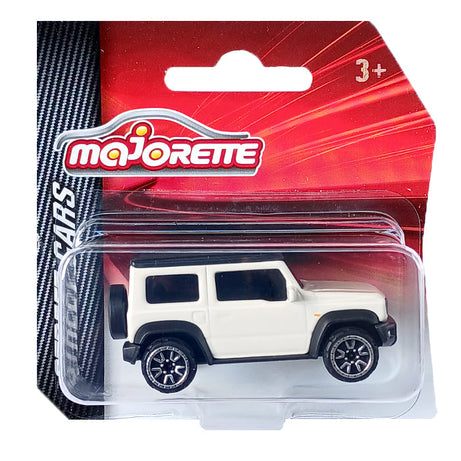 Majorette Street Cars - Suzuki Jimny | Officially Licensed Cream & Black Die-Cast Metal Toy Car, Realistic 1:64 Scale Model with Suspension for Kids and Collectors Aged 3+