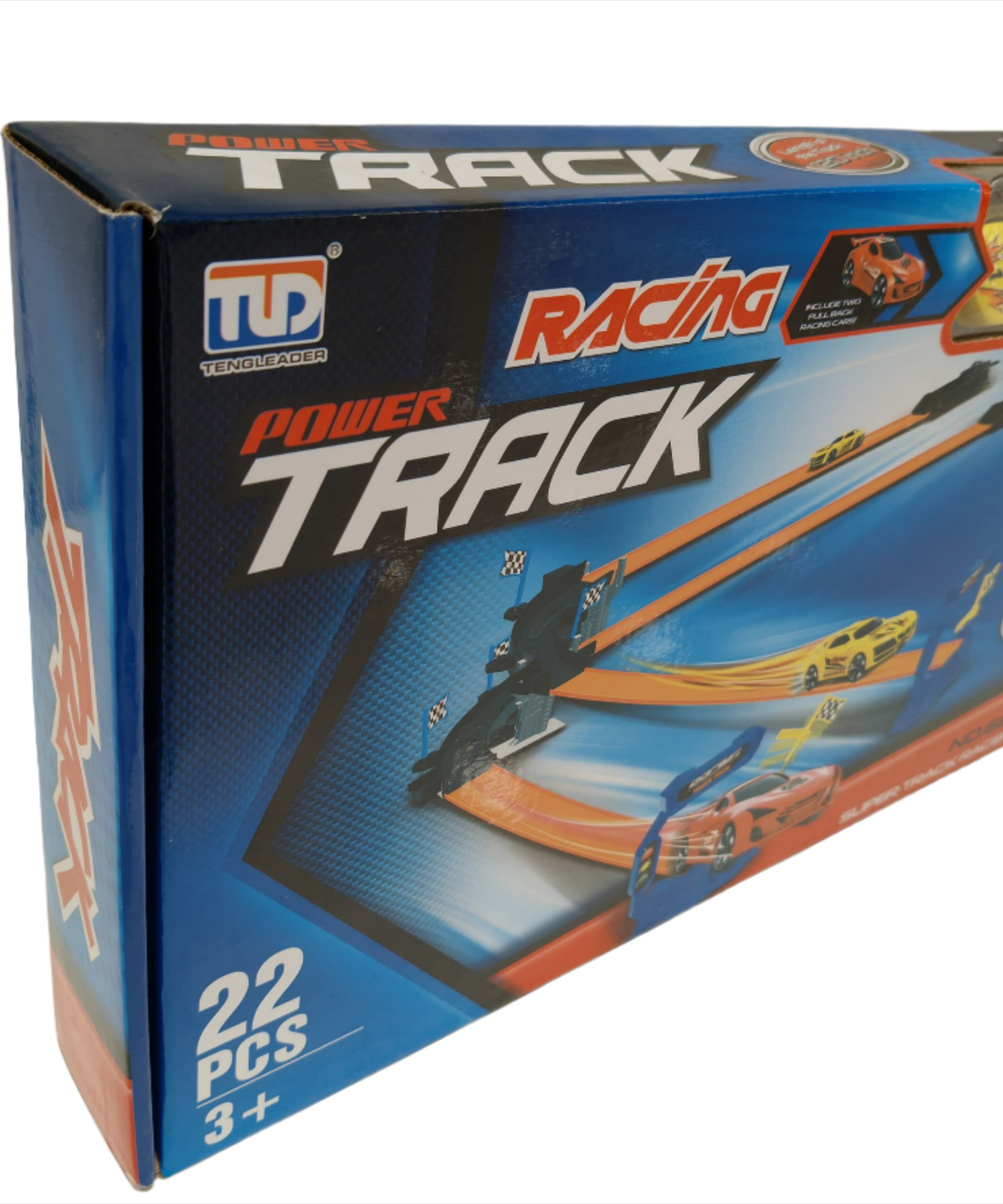 Tengleader Racing Power Track Set of 22 Pieces - Create Your Own Race Track 68823