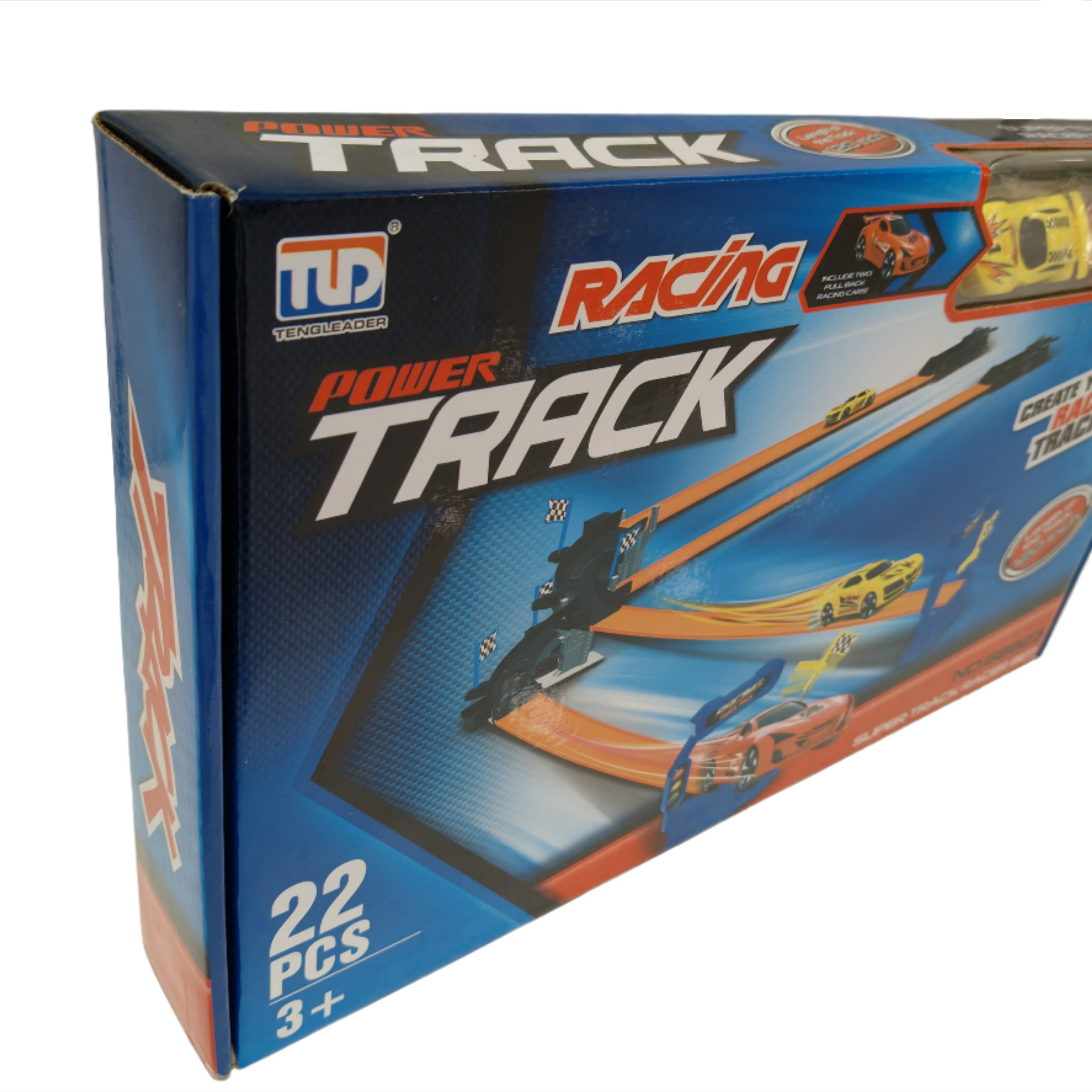 Tengleader Racing Power Track Set of 22 Pieces - Create Your Own Race Track 68823