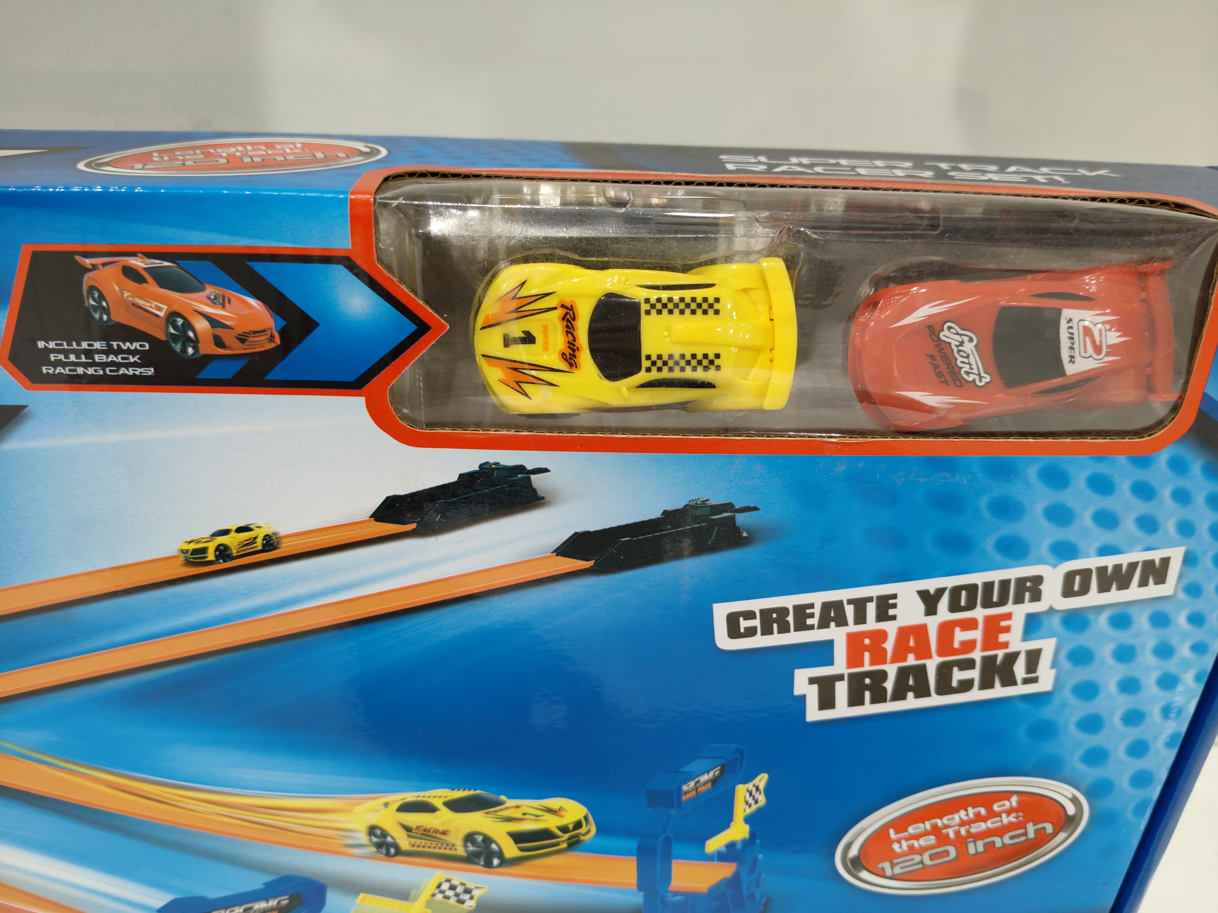 Tengleader Racing Power Track Set of 22 Pieces - Create Your Own Race Track 68823