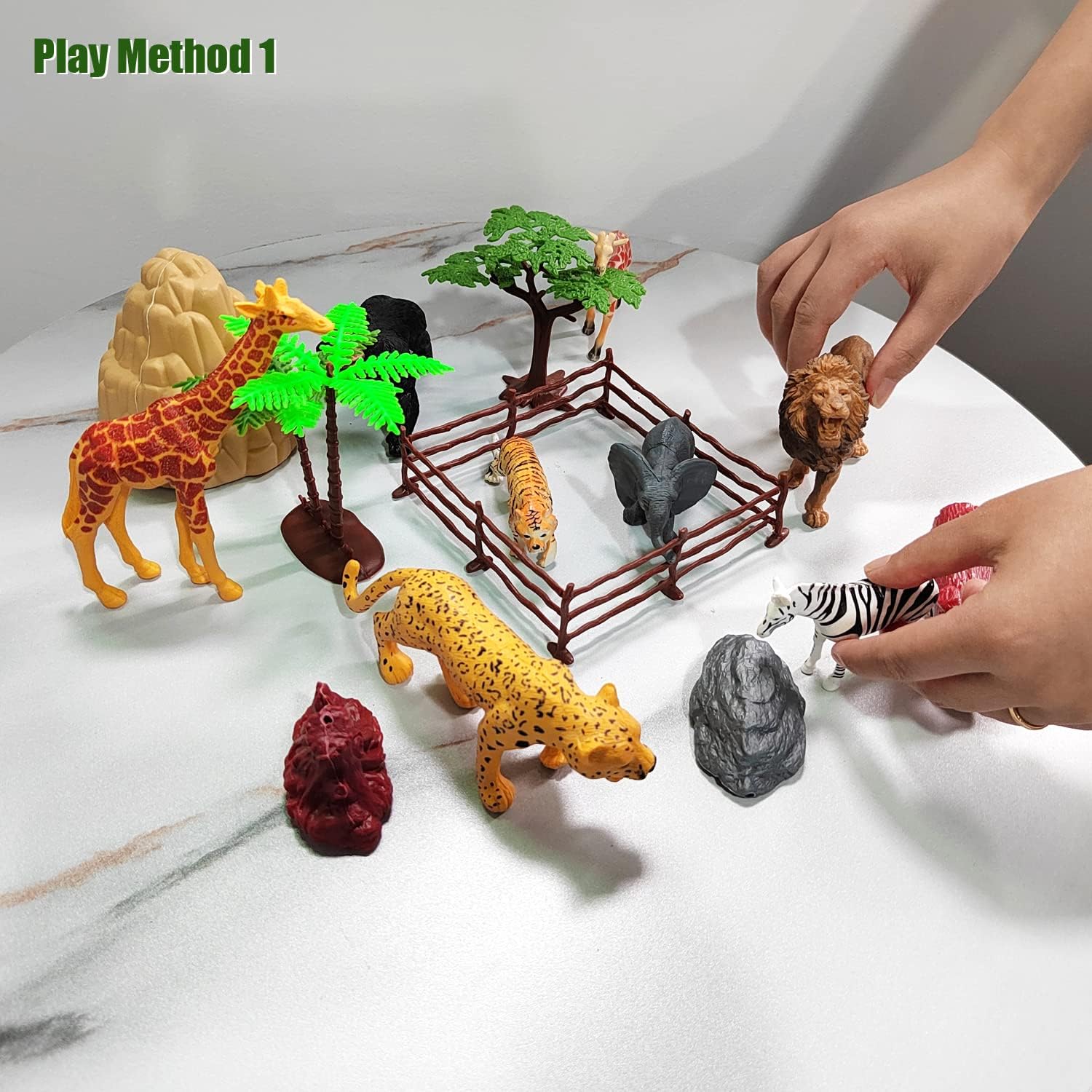 UCOK Animal The World Wildlife Type - 19 Piece Animals Set - MINIMEE KIDS