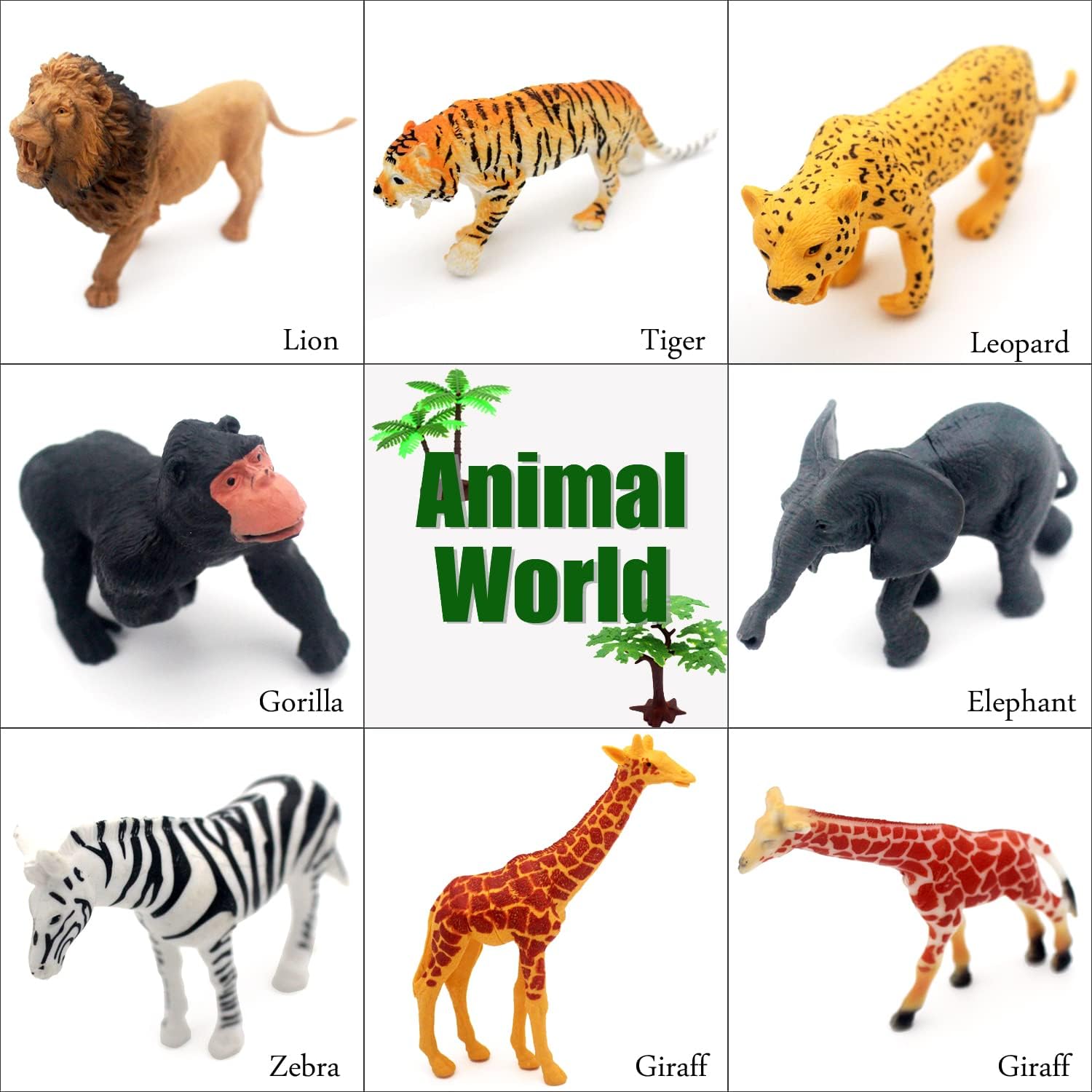 UCOK Animal The World Wildlife Type - 19 Piece Animals Set - MINIMEE KIDS