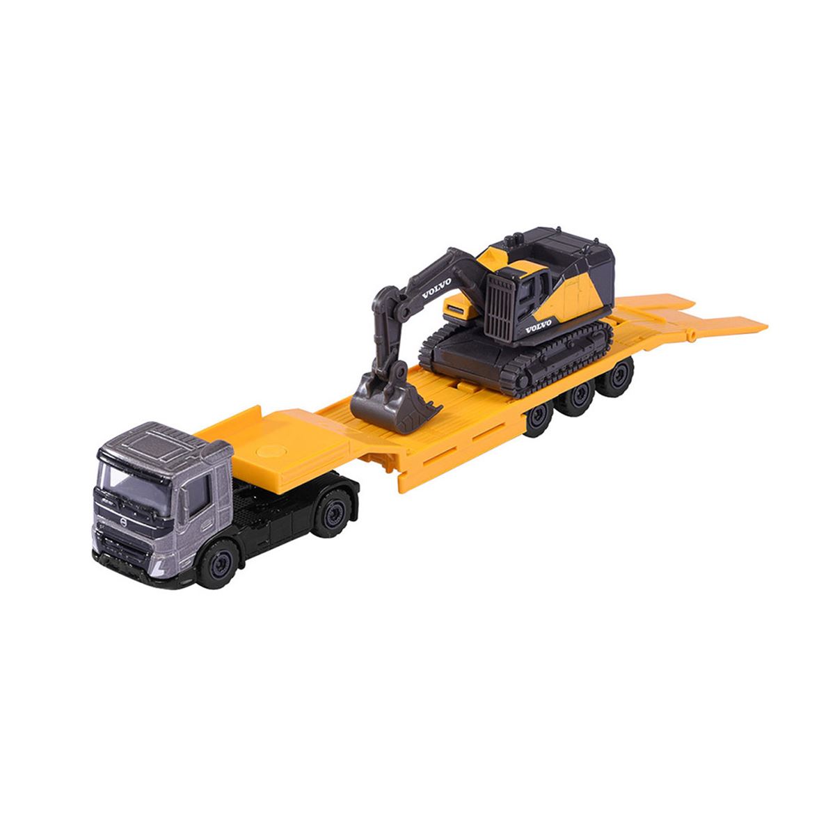 Majorette Transporter Series – Mercedes-Benz Actros & MAN TGX XXL Die-Cast Truck with Speedboat, Police Helicopter, Spacefleet, Tractor, Aeroplane & More | 3+ Years