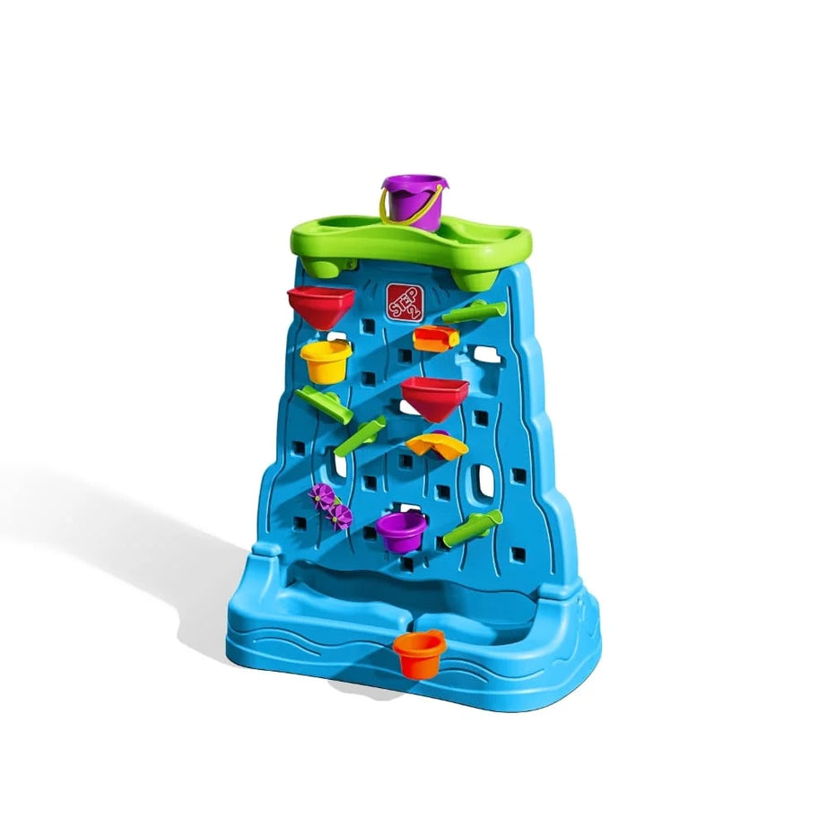 Step2 Waterfall Discovery Wall | Double-Sided Outdoor Water Play Set with 13-Pc Accessory Kit for Toddlers | Age 1.5+ Years