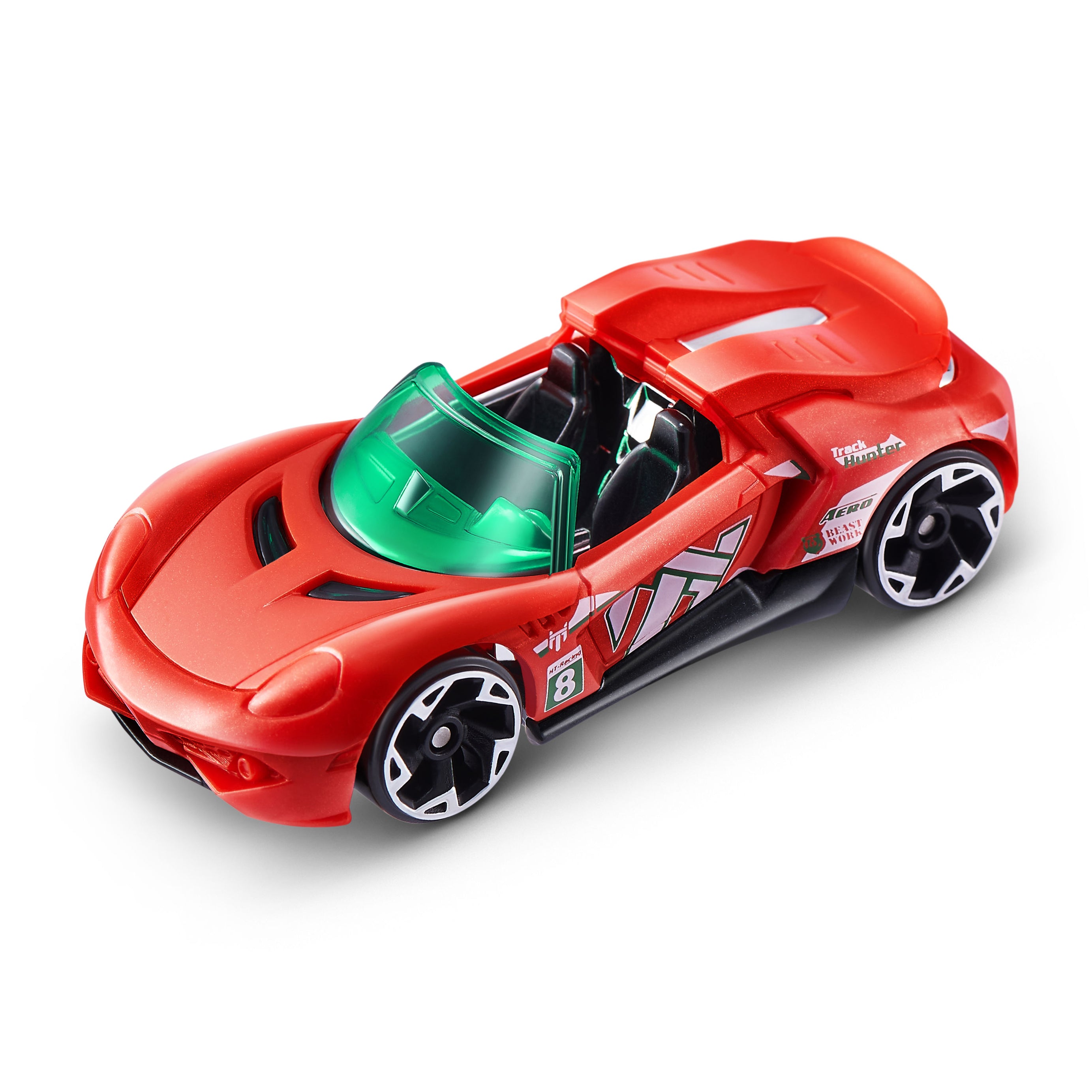 Zuru Metal Machines Fury (Red) | 1:64 Scale Die-Cast Supercar | Minimee Kids India | Gift for 3+ Years Kids