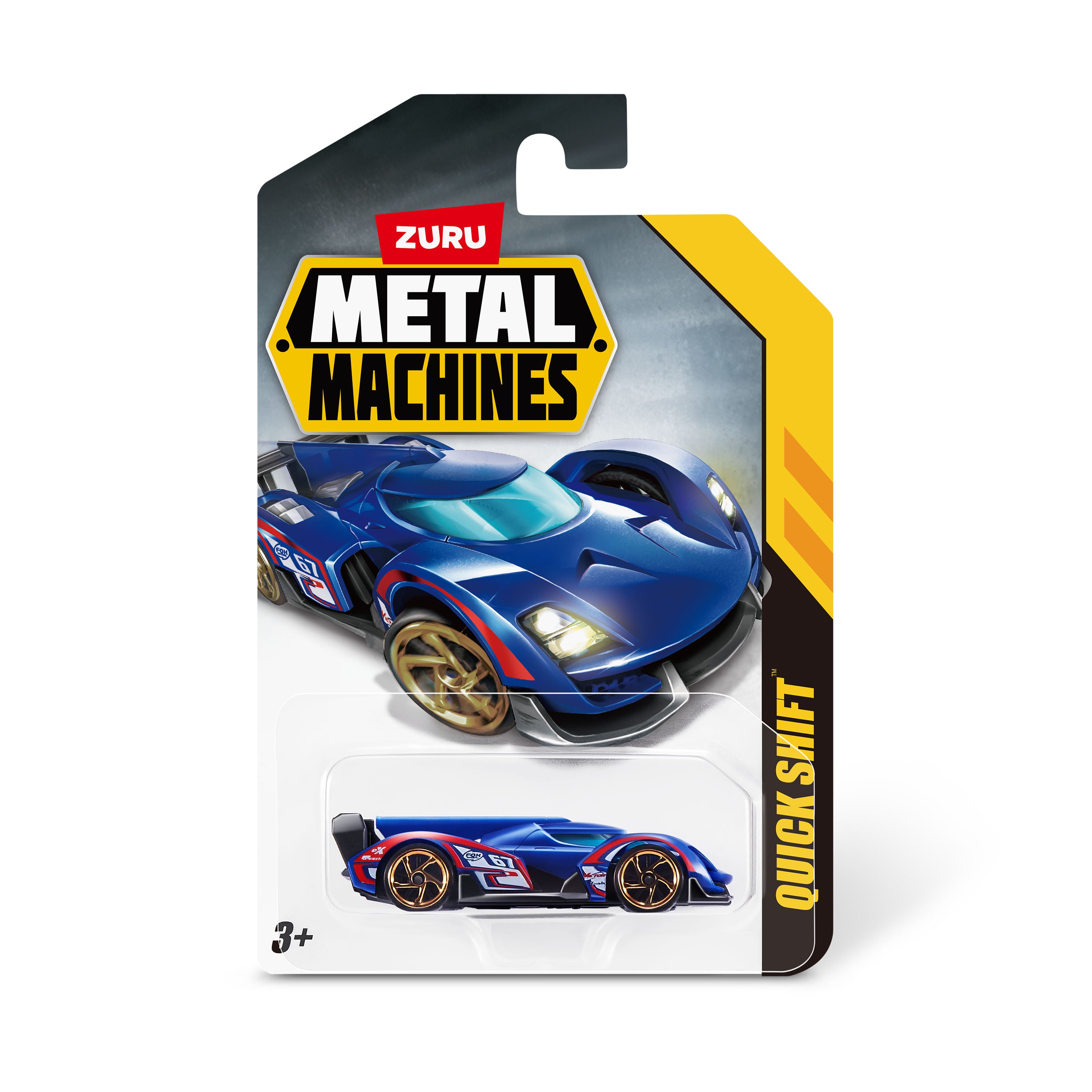 Zuru Metal Machines Quick Shift | 1:64 Scale Die-Cast Le Mans Style Race Car | Toy for Kids & Collectors | Minimee Kids India