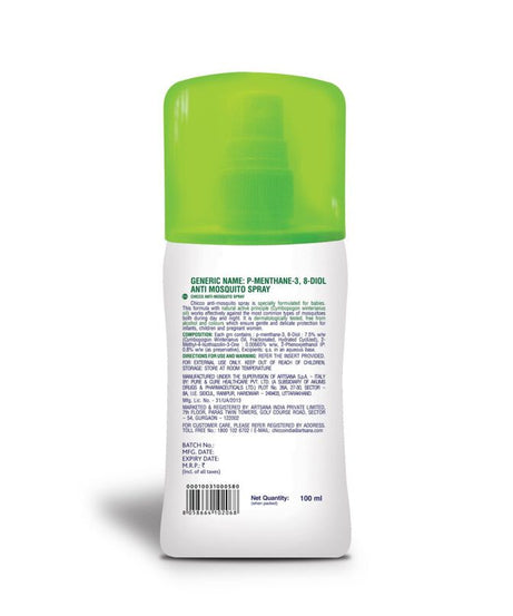Chicco Anti-Mosquito Baby Natural Protection from all mosquitoes Spray - 100ml