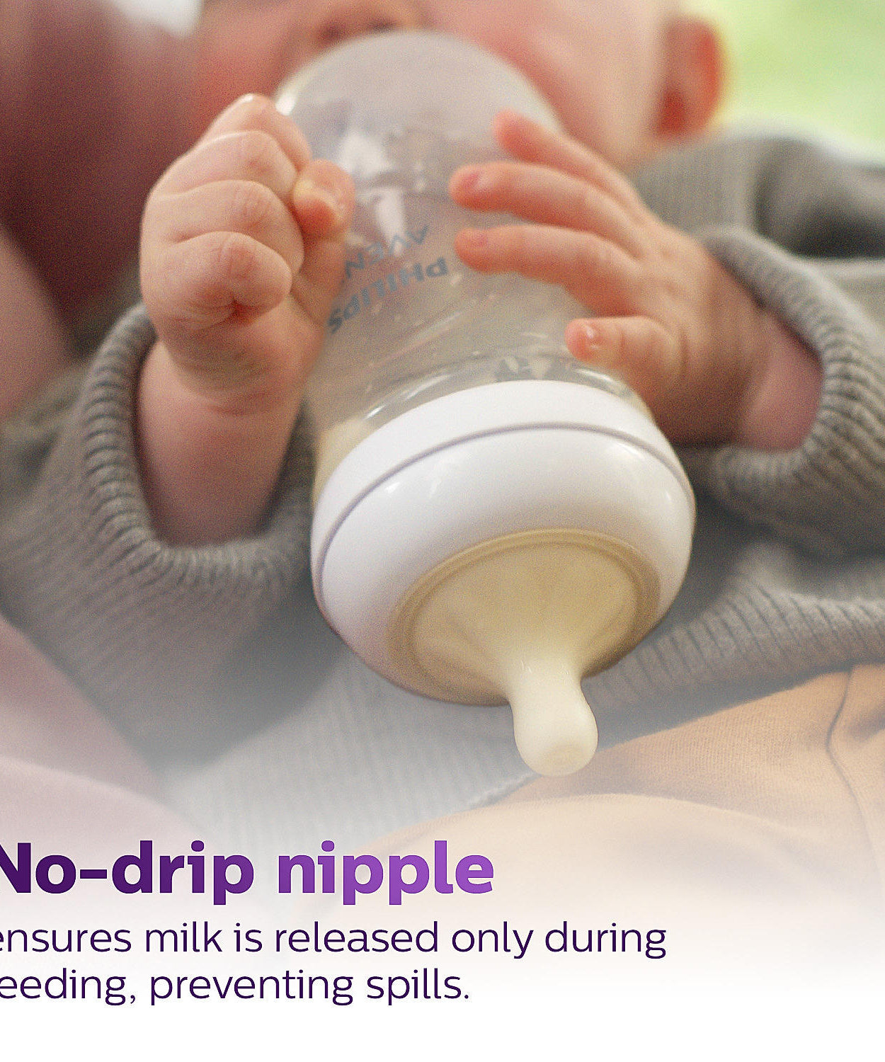 Philips Avent Natural Response Feeding Bottle with Ultra Soft Teat for Babies 1 month and above | 260ml | Pack of 2 - MINIMEE KIDS