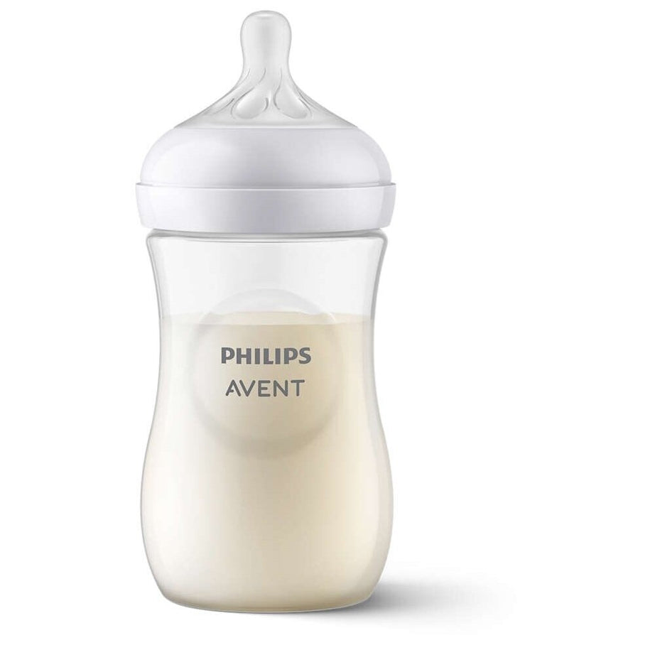 AVENT Philips Natural Response Baby Bottle - 260ml, BPA-Free Baby Milk Bottle for Newborns & Up, 1+ Months (Model SCY903/01)