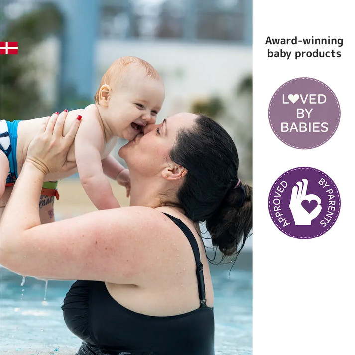 Bambo Nature Eco-Friendly Baby Swim Pants Diapers – Sizes S (7–12 kg) & M (12+ kg) | Soft, Leak-Proof Disposable Swim Diapers for Sensitive Skin | Certified Non-Toxic, Tear-Away Sides | 12 Count Pack for Pool & Beach Fun