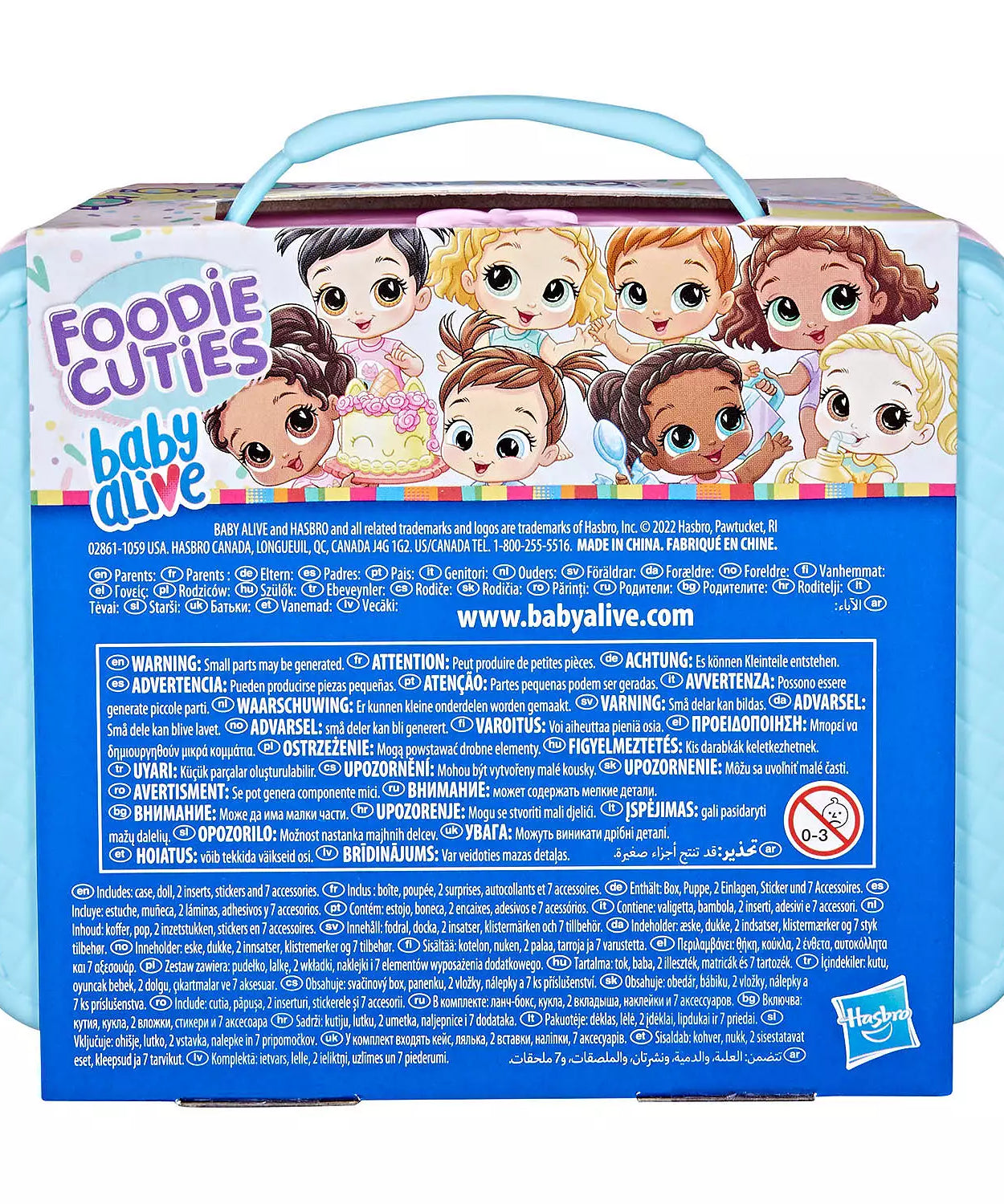 Hasbro Baby Alive Foodie Cuties, Sweets Series 1 - 3-Inch Doll with 10 Surprises, Lunchbox-Style Case, Portable Playset for Kids Ages 3+