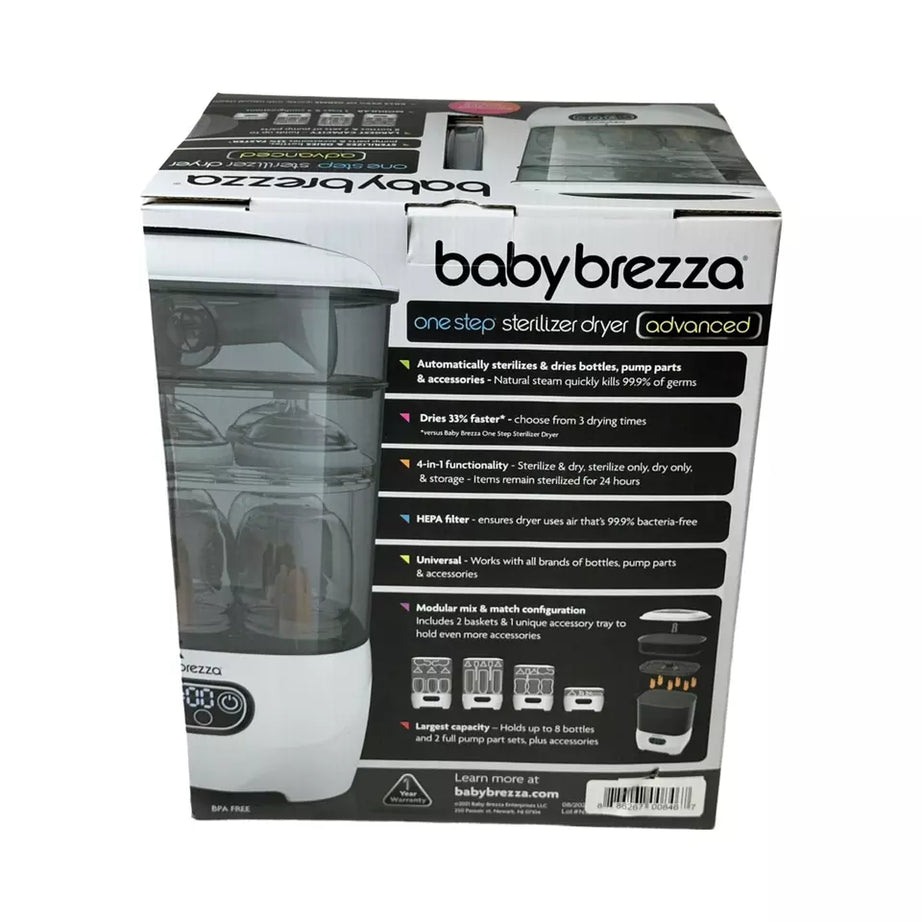 Baby Brezza One Step Baby Bottle Sterilizer and Dryer Advanced - MINIMEE KIDS