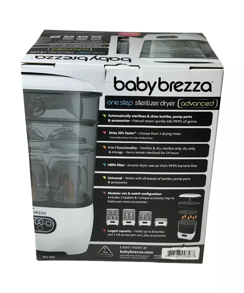 Baby Brezza One Step Baby Bottle Sterilizer and Dryer Advanced - MINIMEE KIDS