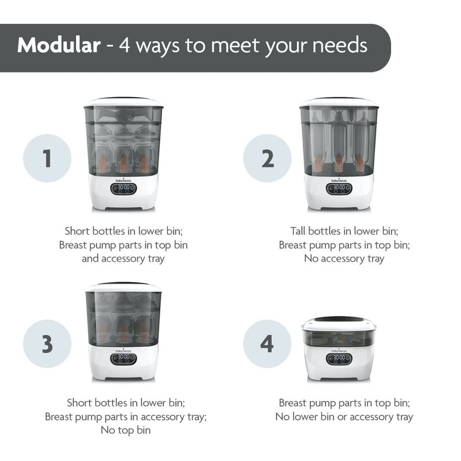 Baby Brezza One Step Baby Bottle Sterilizer and Dryer Advanced - MINIMEE KIDS