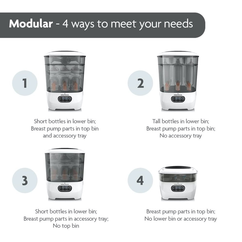 Baby Brezza One Step Baby Bottle Sterilizer and Dryer Advanced - MINIMEE KIDS