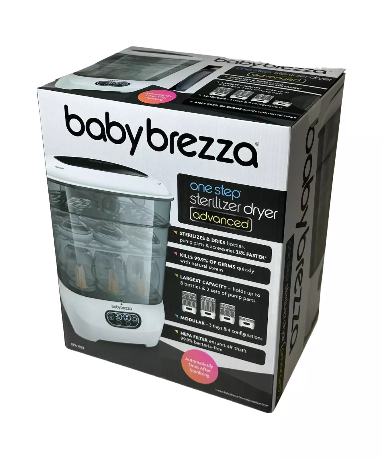 Baby Brezza One Step Baby Bottle Sterilizer and Dryer Advanced - MINIMEE KIDS
