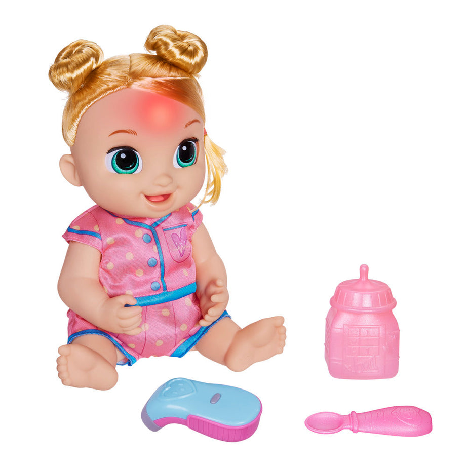 Baby Alive Lulu Achoo Doll - 12-Inch Interactive Doctor Play Toy with Lights, Sounds & Movements - Includes Doctor Station & Accessories - For Kids 3+ Years, Blonde Hair