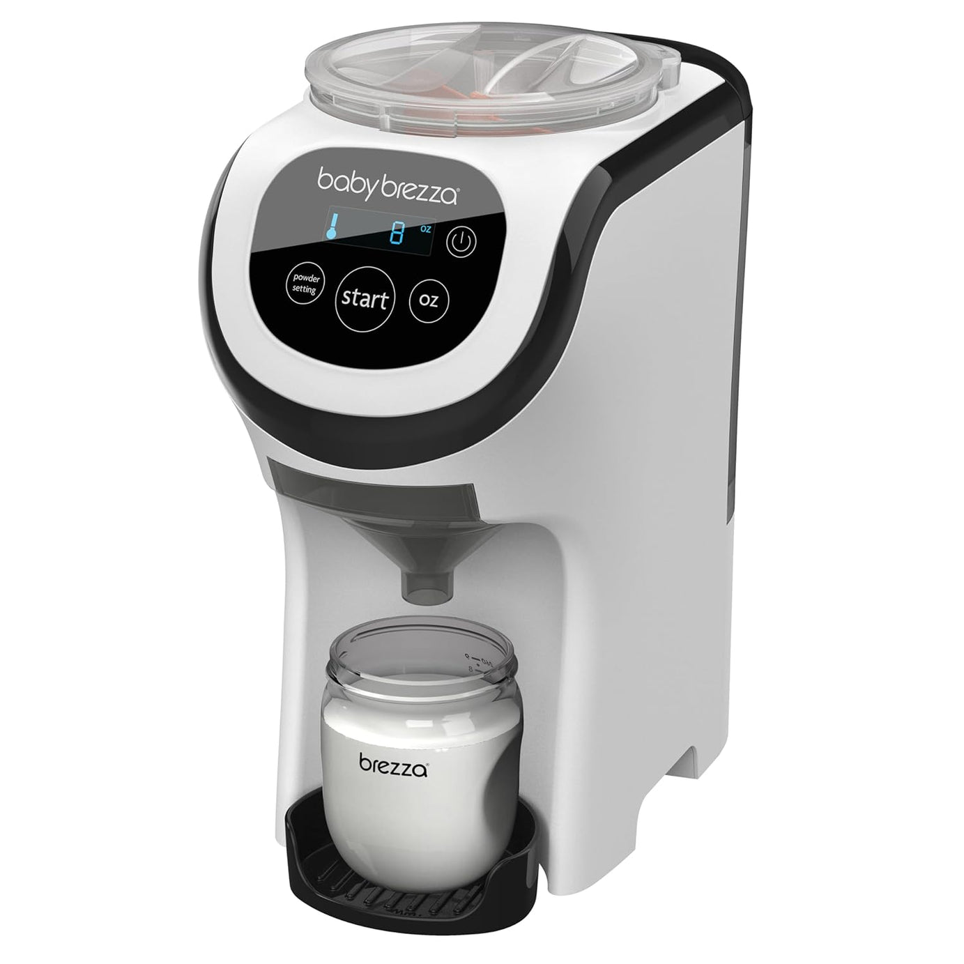 Baby Brezza Formula Pro Mini - Automatic Formula Maker for Quick and Easy Bottle Preparation | Compact, BPA-Free, and Adjustable Sizes