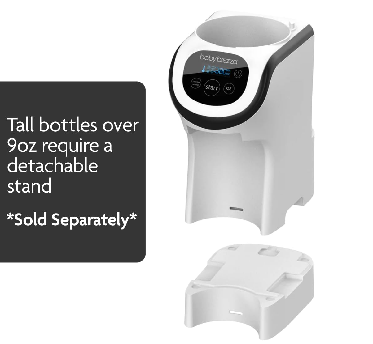 Baby Brezza Formula Pro Mini - Automatic Formula Maker for Quick and Easy Bottle Preparation | Compact, BPA-Free, and Adjustable Sizes
