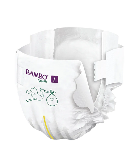 Bambo Nature Skin Friendly Tape Diapers - XS (2-4 kgs) Gentle and Eco-Friendly Diapers for Newborns | Pack of 22 Diapers - MINIMEE KIDS