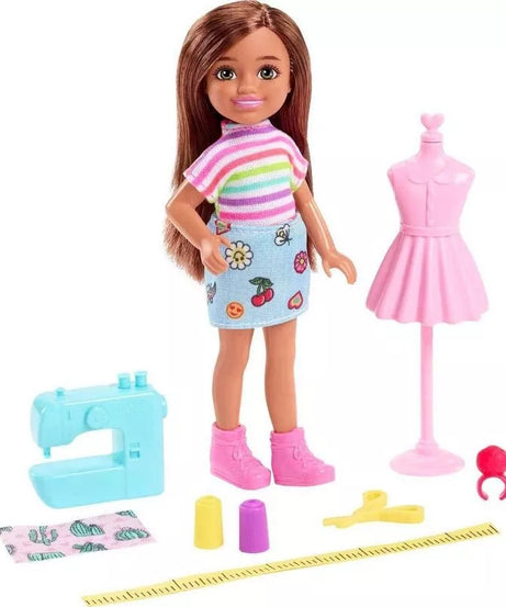 Barbie Chelsea Can Be… Fashion Designer Doll – 6” Career Role Play Toy with Themed Outfit & Accessories – Inspires Imaginative Play for Kids 3+ Years