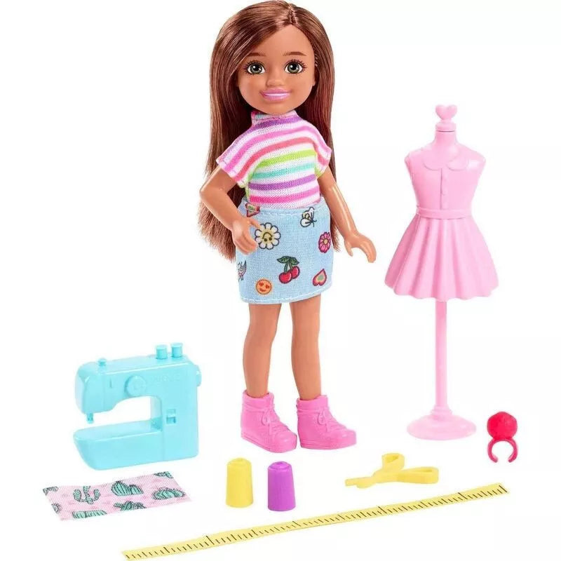 Barbie Chelsea Can Be… Fashion Designer Doll – 6” Career Role Play Toy with Themed Outfit & Accessories – Inspires Imaginative Play for Kids 3+ Years