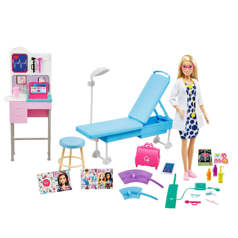 Barbie - You Can Be Anything | Doctor Playset with Interactive Medical Tools and Exam Station for Kids Aged 3+