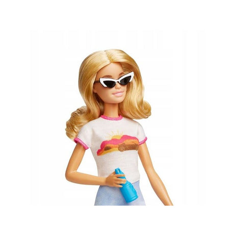 Barbie Doll and Accessories, ‘Malibu’ Travel Set with Puppy, 10+ Pieces, Working Suitcase, Blonde Hair, HJY18