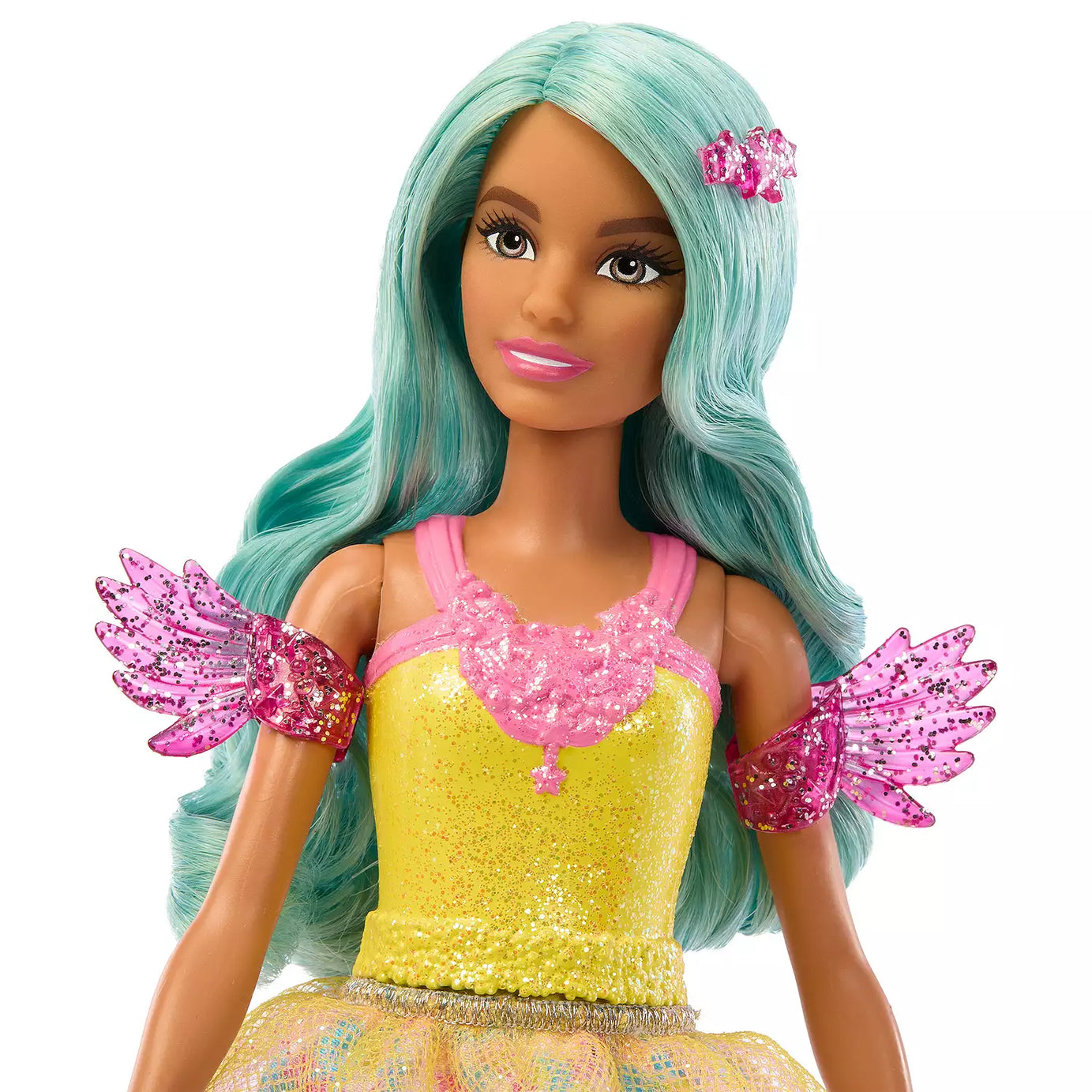 Barbie A Touch Of Magic Teresa Doll with Fairytale Outfit, Fantasy Hair & Pet Bunny – Includes Wing Accessories & Comb – Magical Gift for Kids 3+ Years | JCW51