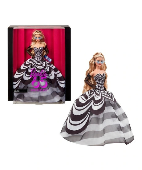 Barbie Signature 65th Anniversary Collectible Doll | Blonde Hair Gown - HRM58