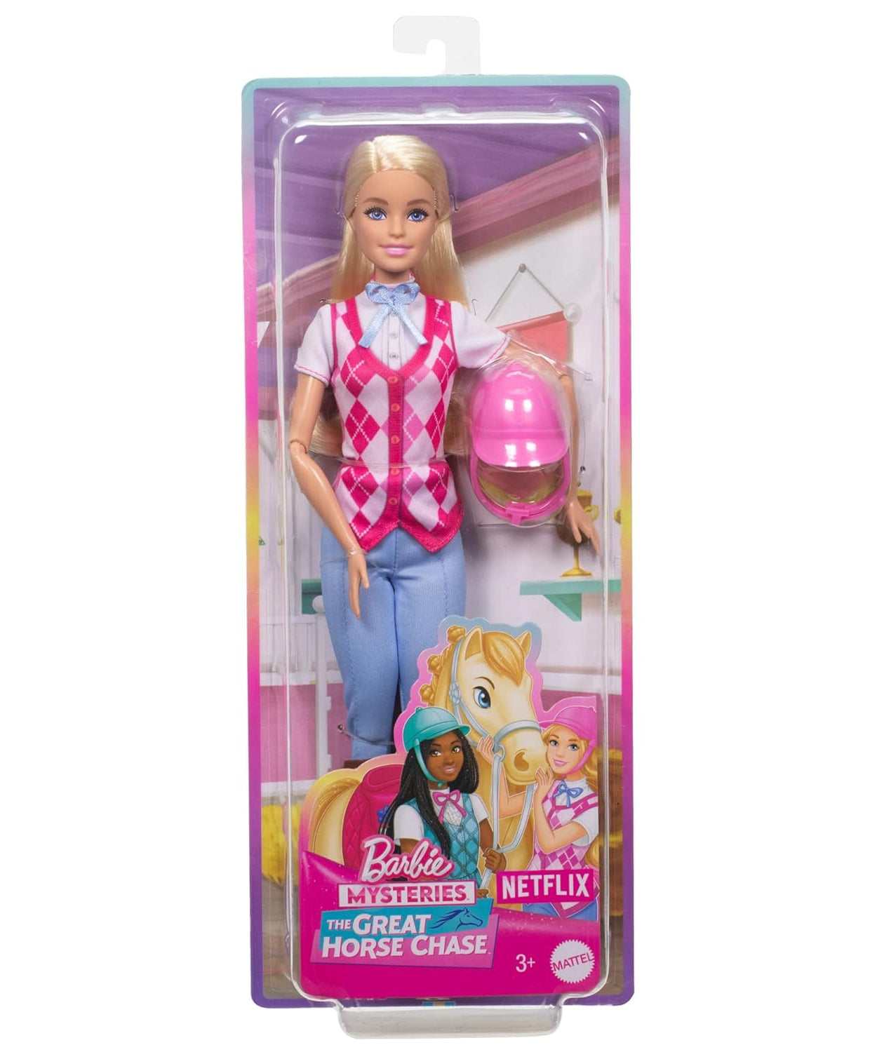 Barbie Malibu Doll with Riding Outfit & Accessories from Barbie Mysteries: The Great Horse Chase – Bendable Joints for Realistic Play – For Kids 3-8 Years | HXJ38 - MINIMEE KIDS