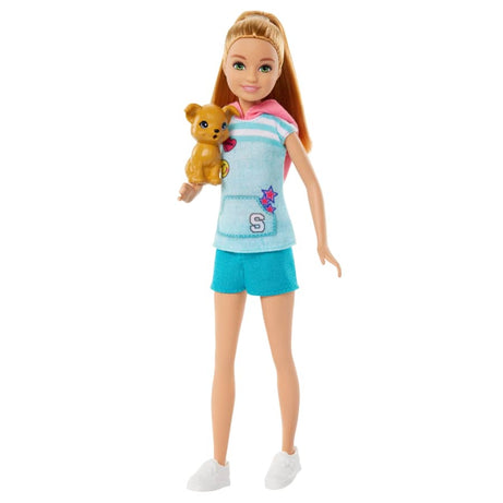Barbie Stacie Doll with Pet Dog – Inspired by Barbie and Stacie to the Rescue Movie – Adventure Playset for Kids 3+ Years | HRM05