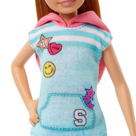 Barbie Stacie Doll with Pet Dog – Inspired by Barbie and Stacie to the Rescue Movie – Adventure Playset for Kids 3+ Years | HRM05