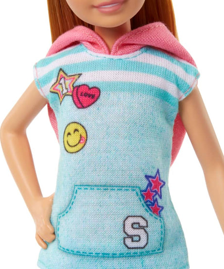 Barbie Stacie Doll with Pet Dog – Inspired by Barbie and Stacie to the Rescue Movie – Adventure Playset for Kids 3+ Years | HRM05