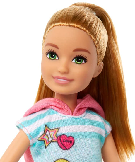 Barbie Stacie Doll with Pet Dog – Inspired by Barbie and Stacie to the Rescue Movie – Adventure Playset for Kids 3+ Years | HRM05