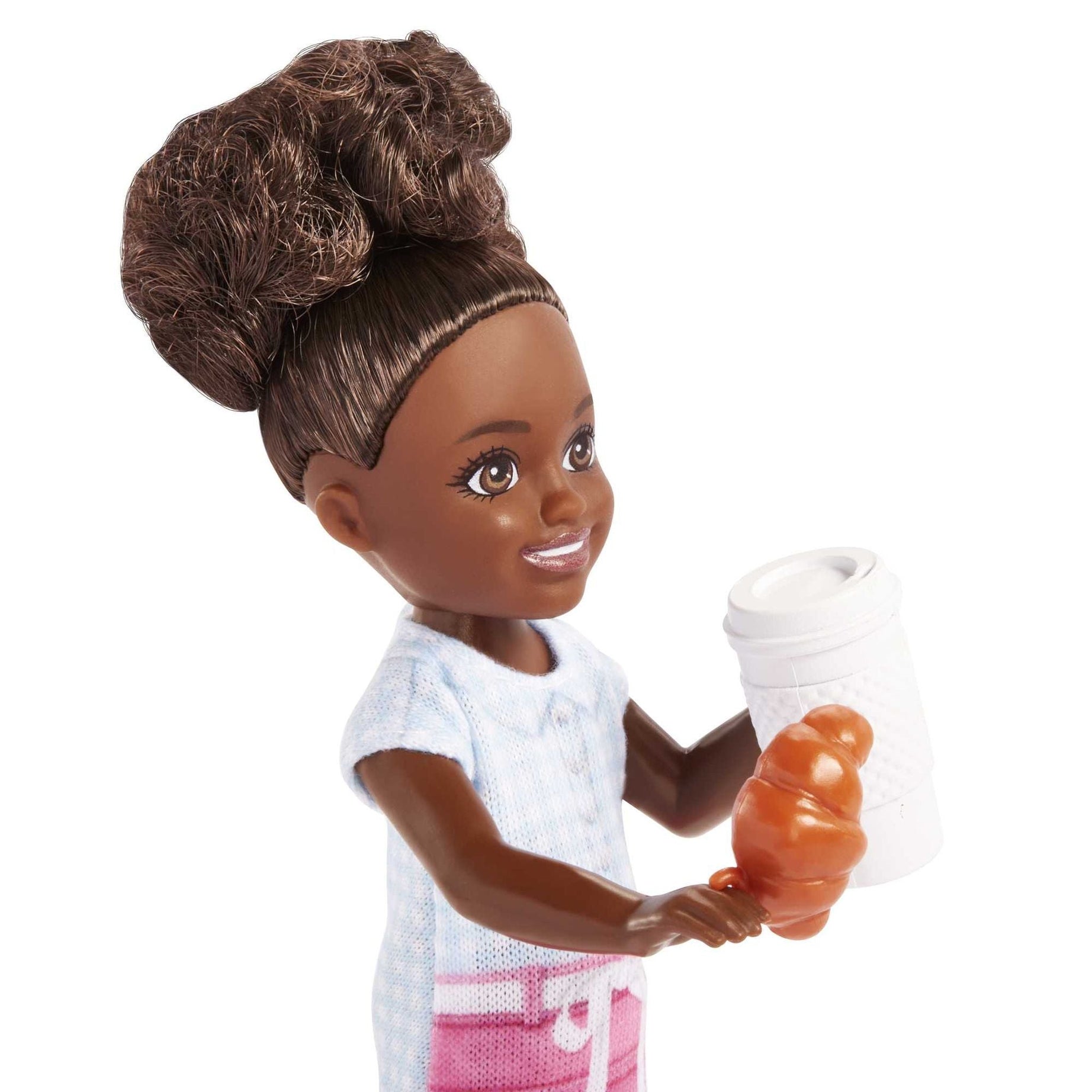 Barbie Chelsea Can Be… Barista 6" Doll Playset with Coffee Accessories – Fun Career Role-Playing Toy for Kids 3+ Years