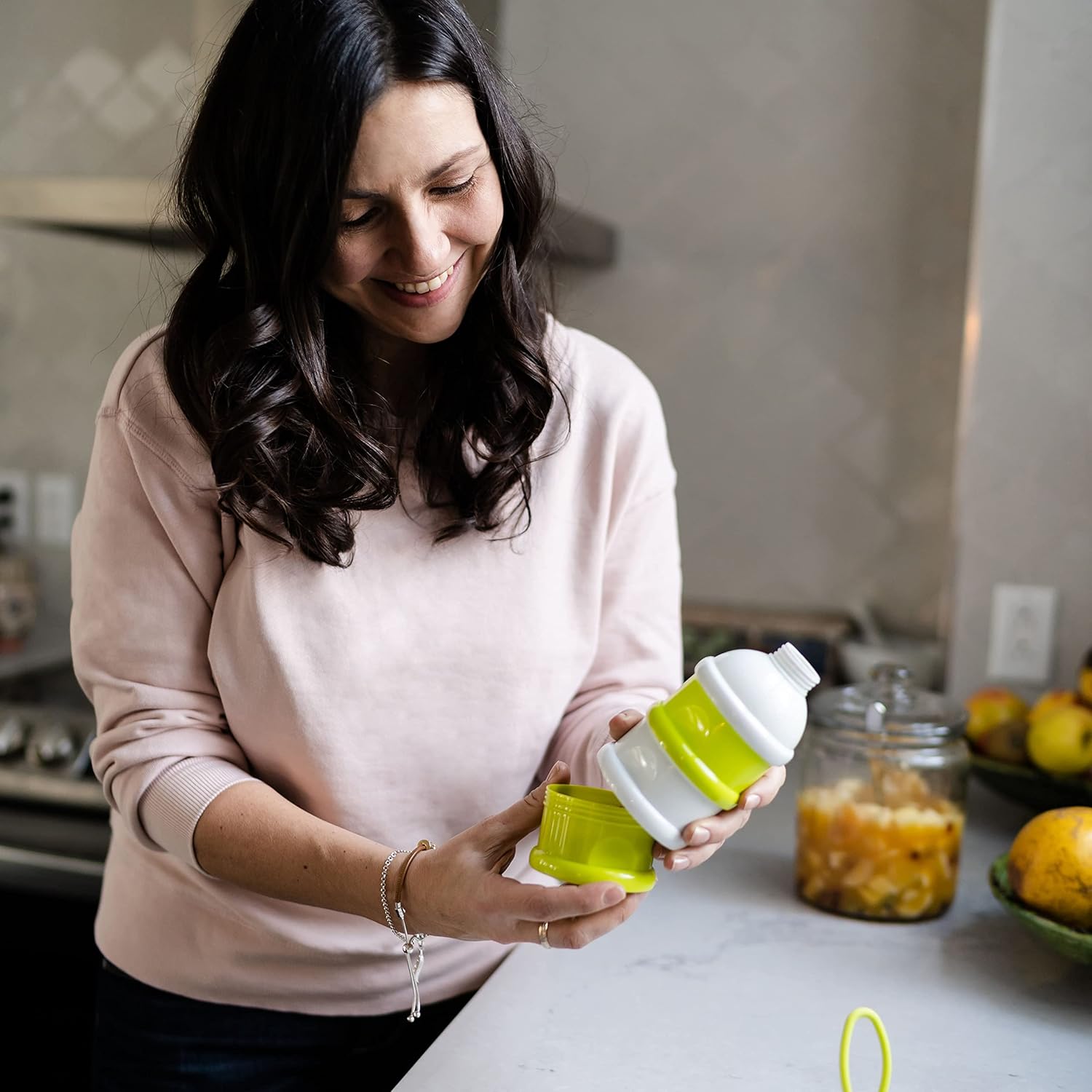 BBLÜV Dose Multipurpose Stackable Containers - 360ml | BPA-Free, Travel-Friendly Food & Formula Storage for Babies and Toddlers