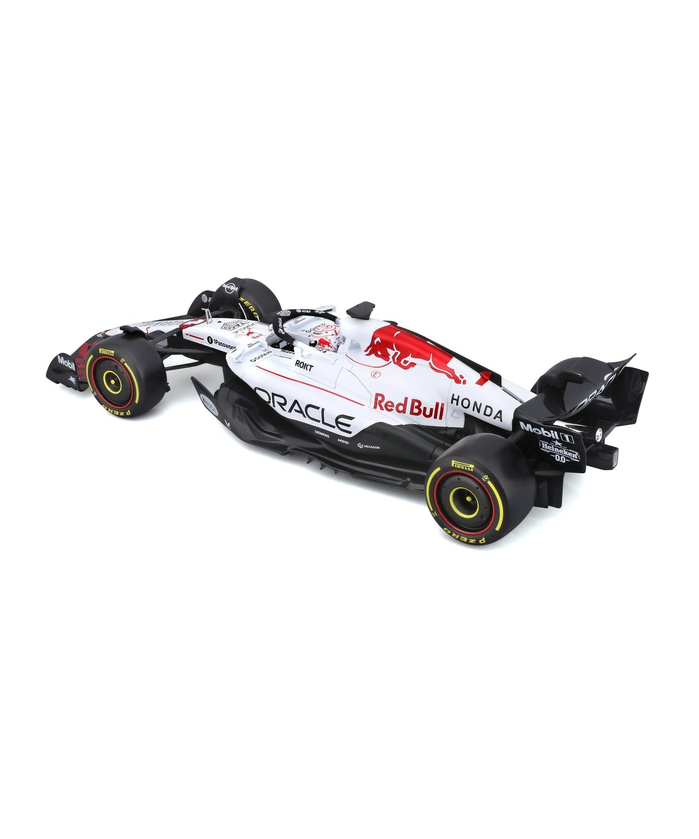 Bburago 1:18 Oracle Red Bull Racing RB21 Japan GP 2025 Special Edition | Max Verstappen & Yuki Tsunoda Die-Cast Model Car | White & Red Honda Liery