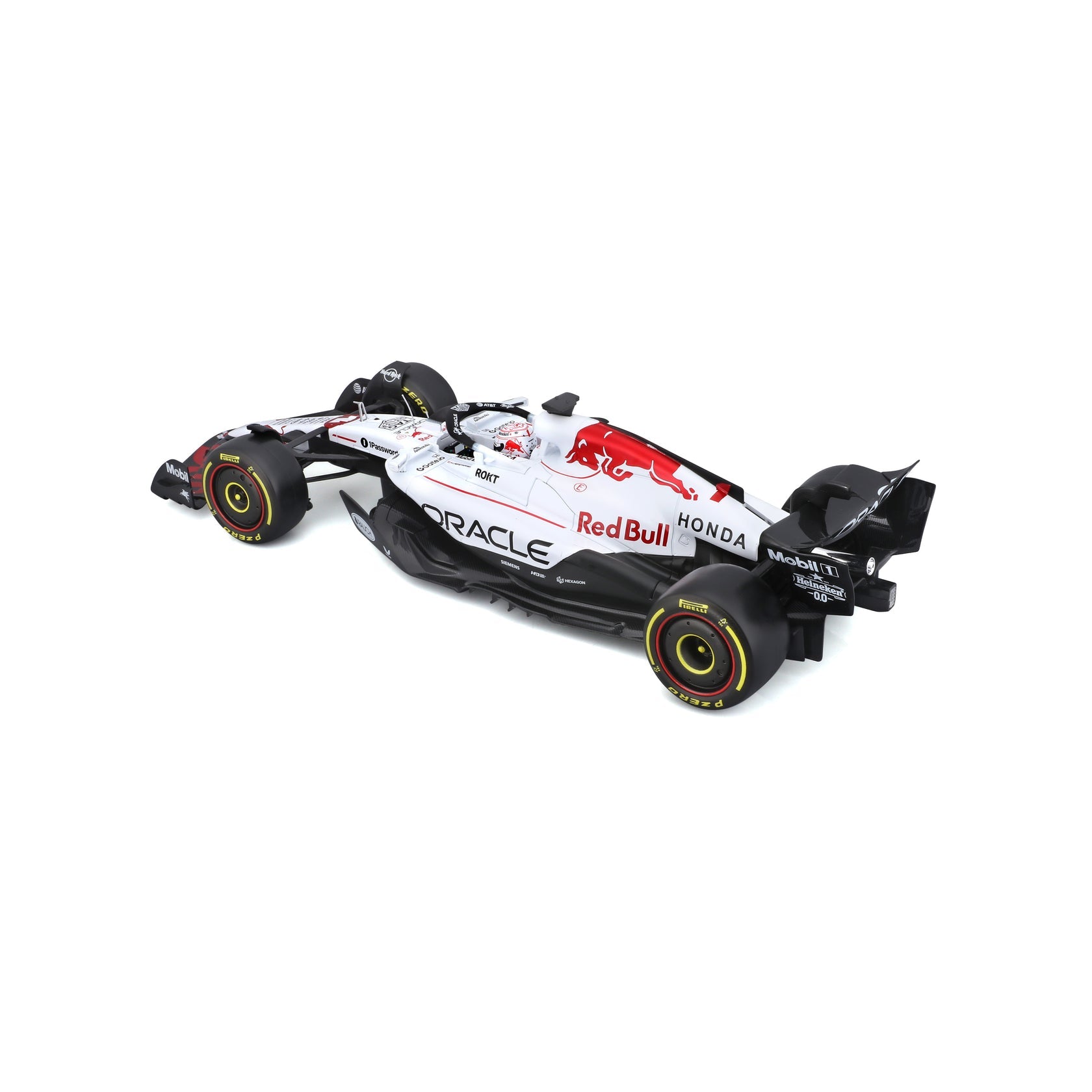 Bburago 1:18 Oracle Red Bull Racing RB21 Japan GP 2025 Special Edition | Max Verstappen & Yuki Tsunoda Die-Cast Model Car | White & Red Honda Liery