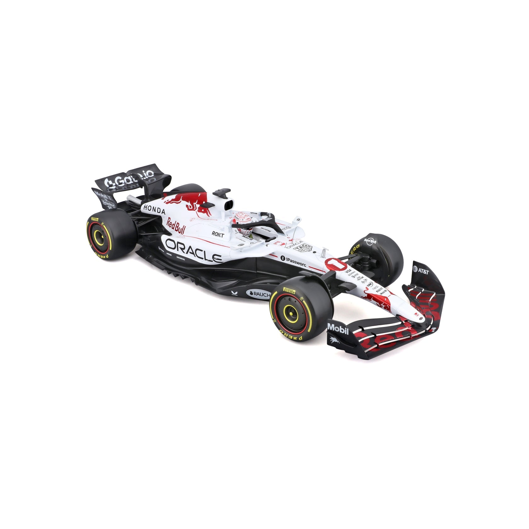 Bburago 1:18 Oracle Red Bull Racing RB21 Japan GP 2025 Special Edition | Max Verstappen & Yuki Tsunoda Die-Cast Model Car | White & Red Honda Liery