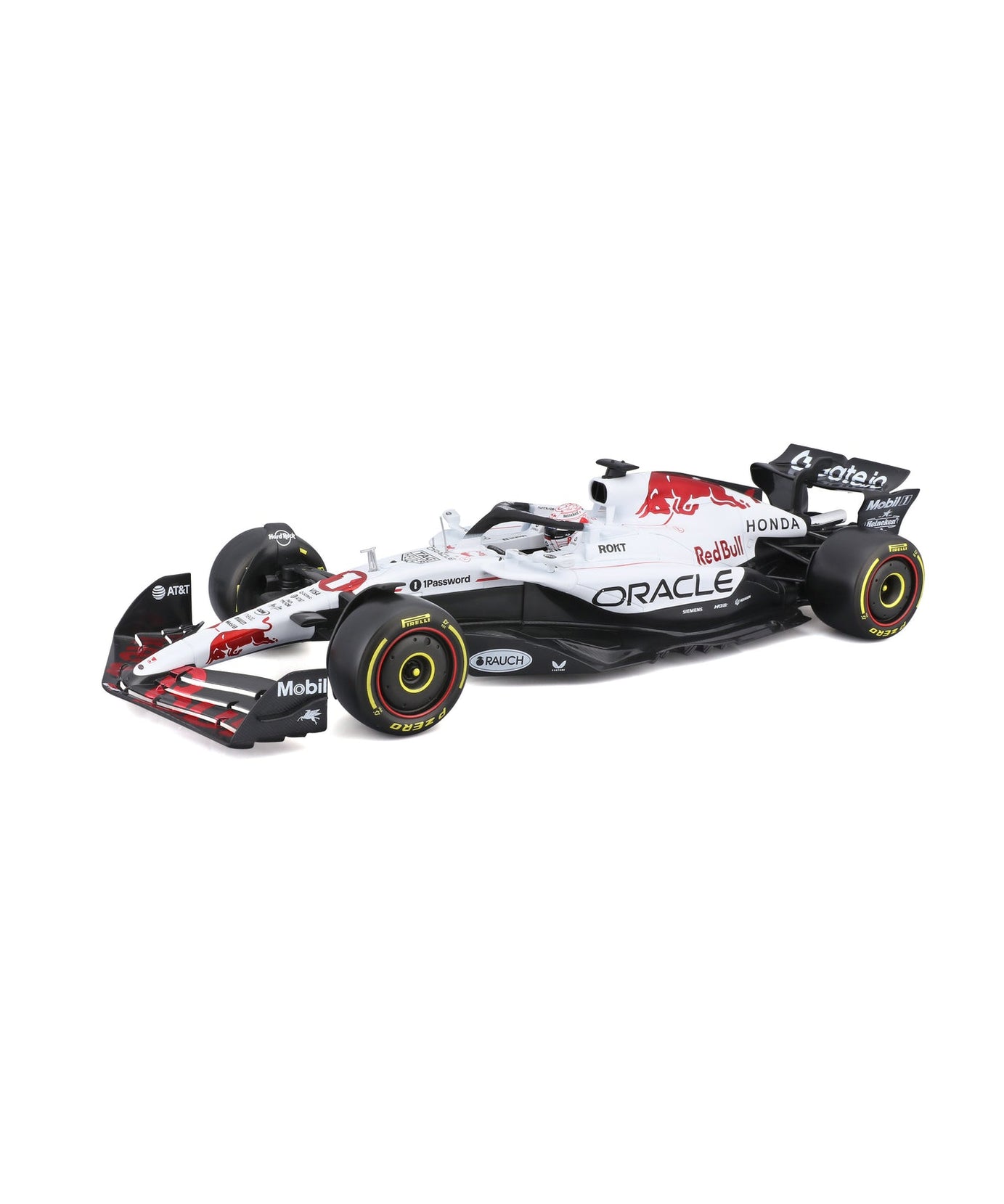 Bburago 1:18 Oracle Red Bull Racing RB21 Japan GP 2025 Special Edition | Max Verstappen & Yuki Tsunoda Die-Cast Model Car | White & Red Honda Liery