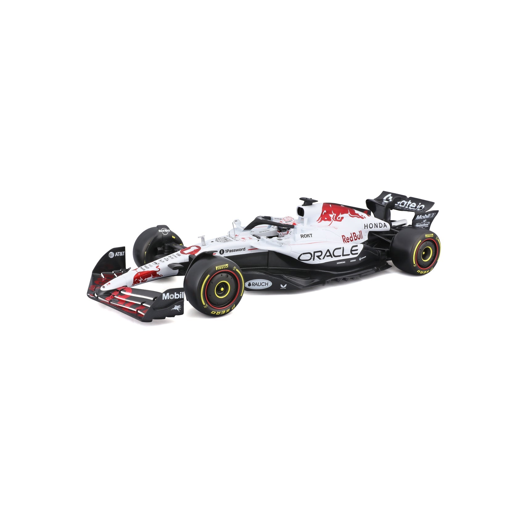 Bburago 1:18 Oracle Red Bull Racing RB21 Japan GP 2025 Special Edition | Max Verstappen & Yuki Tsunoda Die-Cast Model Car | White & Red Honda Liery