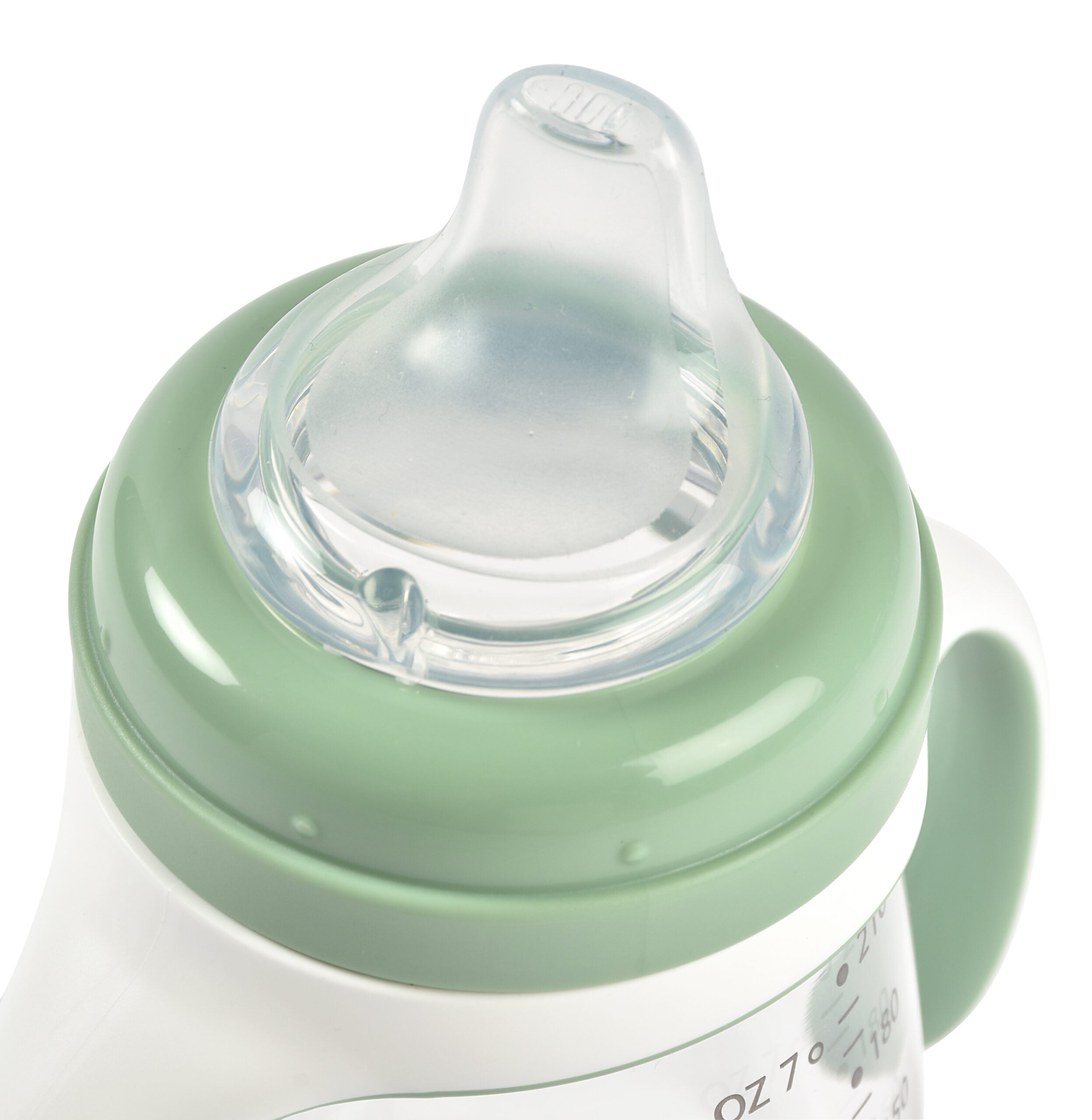 Beaba 2-in-1 Learning Bottle 210ml - Transition Bottle with Soft Spout and Handles for Babies | Leak-Proof and BPA-Free Training Bottle