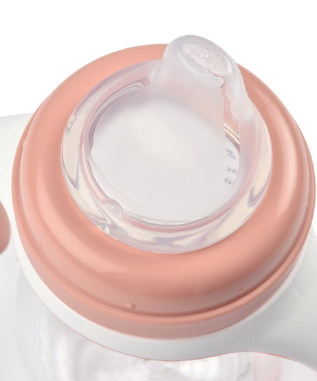 Beaba 2-in-1 Learning Bottle 210ml - Transition Bottle with Soft Spout and Handles for Babies | Leak-Proof and BPA-Free Training Bottle