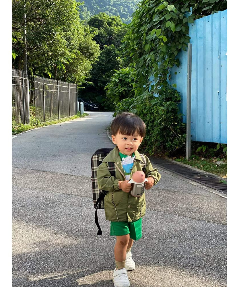 Beaba Stainless Steel Straw Cup with Bottle Brush | 250ml | Premium 316 Inox Stainless Steel | Leak-Proof & Easy to Use