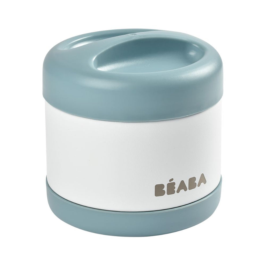 Beaba Thermo-Portion Stainless Steel Vacuum Insulated Food Jar - 500 ml | 4m+ | Keeps Food Warm & Cold