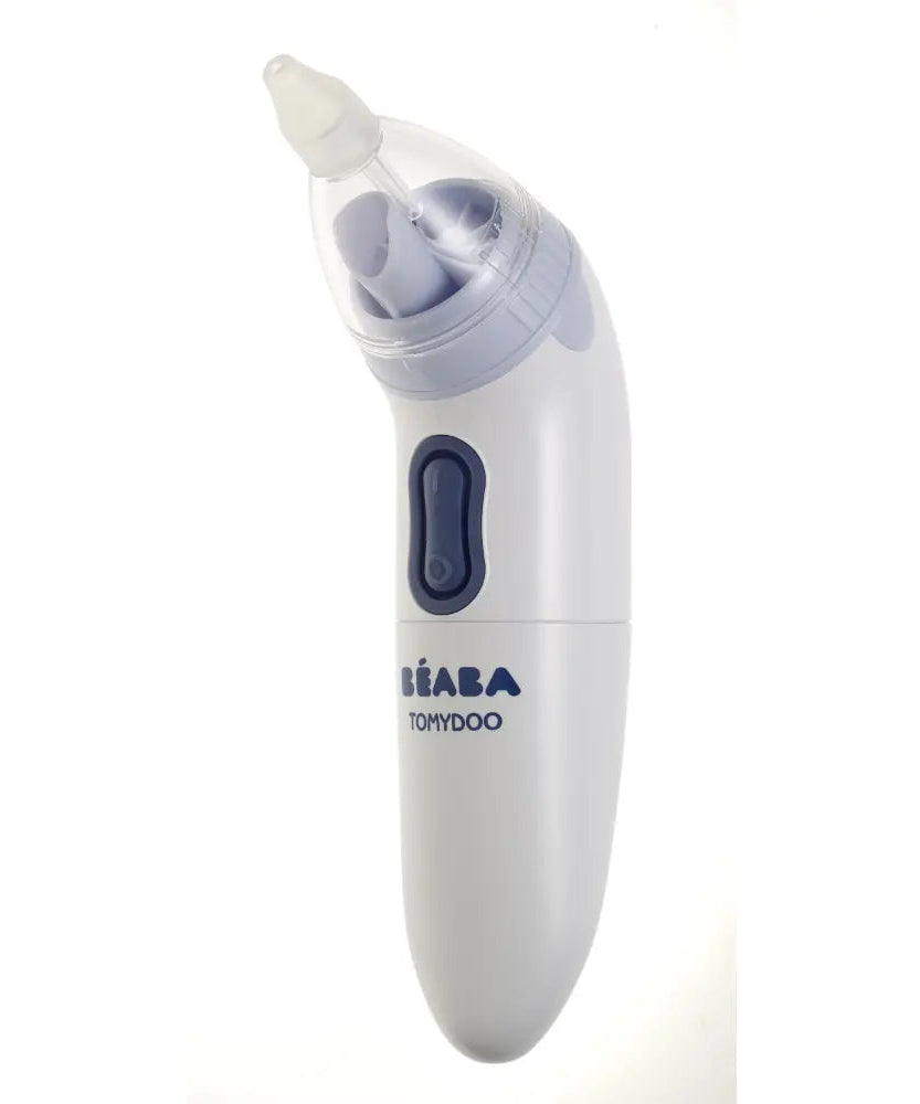 Beaba Tomydoo Wireless Electric Baby Nose Cleaner 0+ Months – Portable Nasal Aspirator with 3 Silicone Tips, Gentle Suction for Newborns & Infants, Easy-Clean Nasal Congestion Relief Device